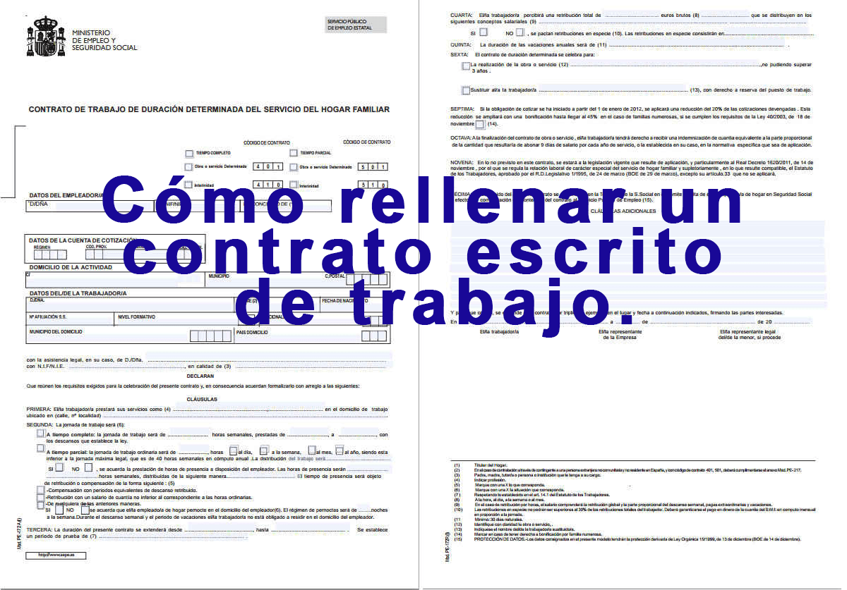 Contrato escrito